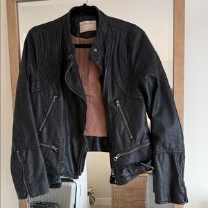 We The Free Black PU Jacket-so soft!